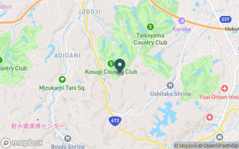 小杉カントリークラブの地図