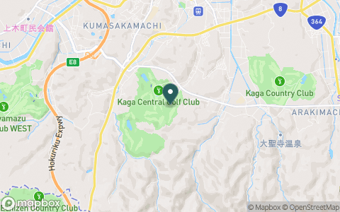 加賀セントラルゴルフ倶楽部の地図
