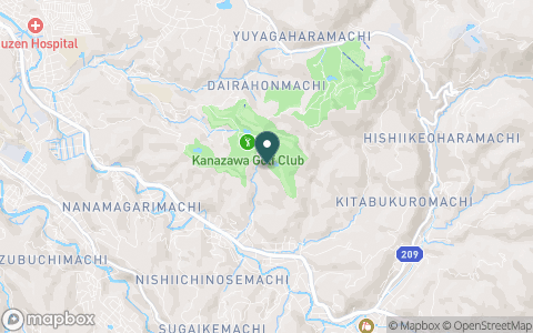 金沢ゴルフクラブの地図
