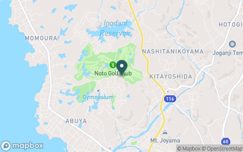 能登ゴルフ倶楽部の地図