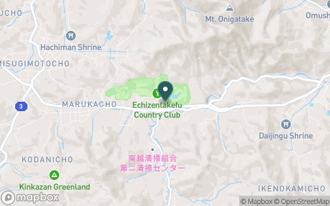 越前武生カントリークラブの地図