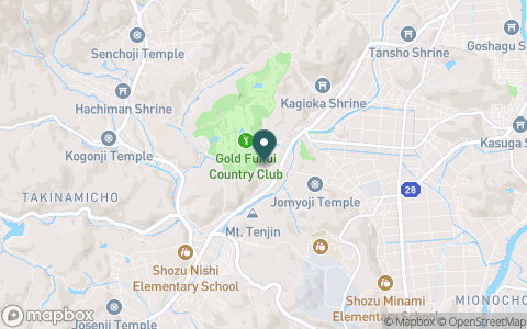 ゴールド福井カントリークラブの地図