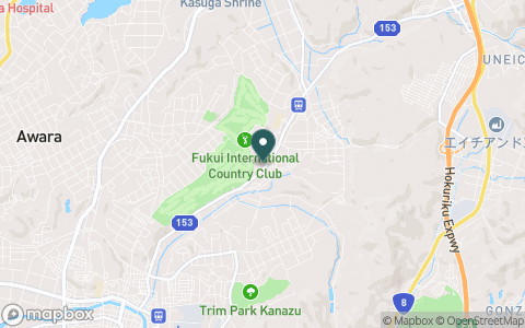 福井国際カントリークラブの地図