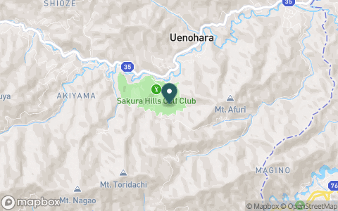 桜ヒルズゴルフクラブ（旧：秋山カントリークラブ）の地図
