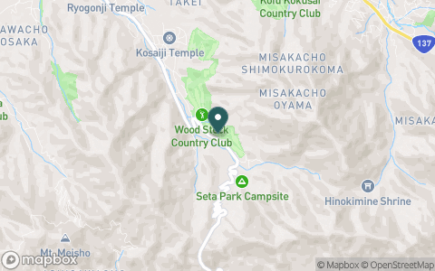 ウッドストックカントリークラブの地図