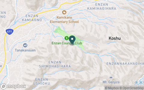 塩山カントリー倶楽部の地図