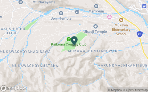 甲斐駒カントリークラブの地図
