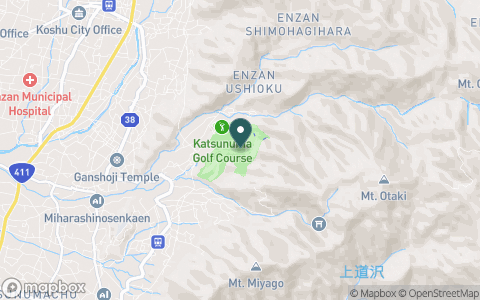 勝沼ゴルフコースの地図