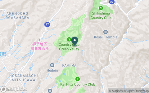 カントリークラブグリーンバレイの地図