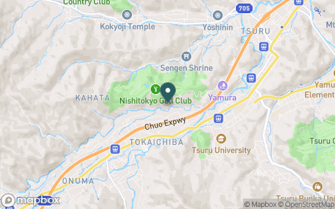 西東京ゴルフ倶楽部の地図