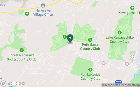 鳴沢ゴルフ倶楽部の地図
