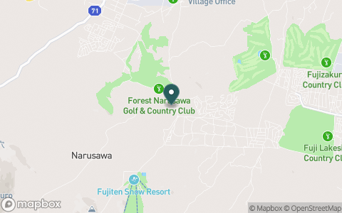 フォレスト鳴沢ゴルフ＆カントリークラブの地図