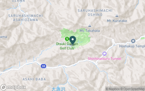 大月ガーデンゴルフクラブ【アコーディア・ゴルフ】の地図
