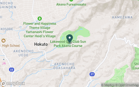 レイクウッドゴルフクラブ　サンパーク明野コースの地図