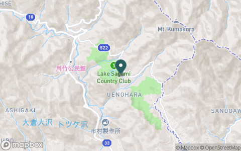 レイク相模カントリークラブの地図