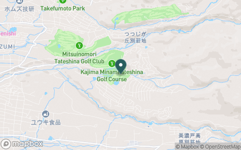 鹿島南蓼科ゴルフコースの地図