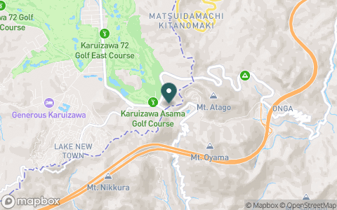 軽井沢浅間ゴルフコースの地図