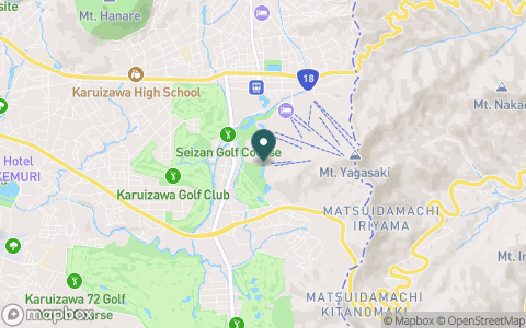 軽井沢プリンスホテルゴルフコースの地図