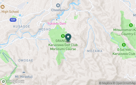 グランディ軽井沢ゴルフクラブの地図