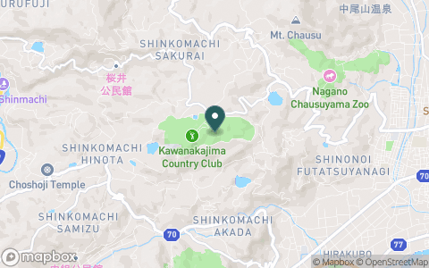 川中嶋カントリークラブの地図