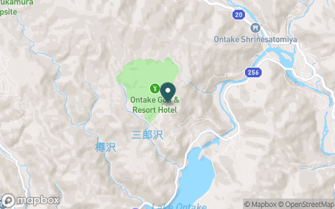 御岳ゴルフ＆リゾートホテルの地図
