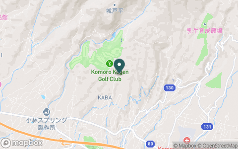 小諸高原ゴルフクラブの地図