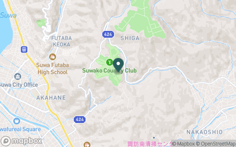 諏訪湖カントリークラブの地図