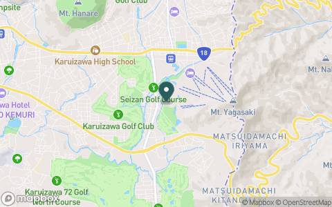 晴山ゴルフ場の地図