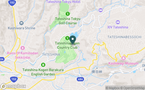 蓼科高原カントリークラブの地図