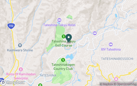 蓼科東急ゴルフコースの地図