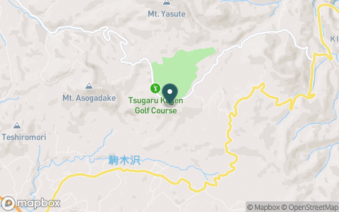 津軽高原ゴルフ場の地図