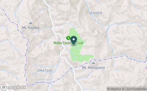 根羽カントリークラブの地図