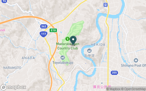 斑尾高原カントリー倶楽部の地図