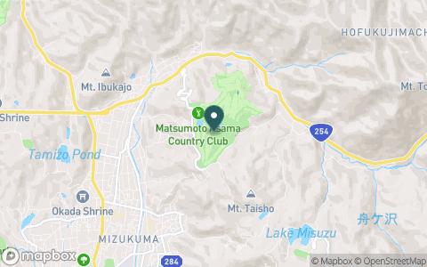 松本浅間カントリークラブの地図
