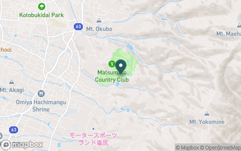 松本カントリークラブの地図