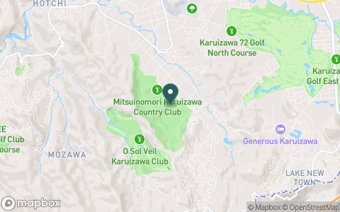 三井の森軽井沢カントリー倶楽部の地図