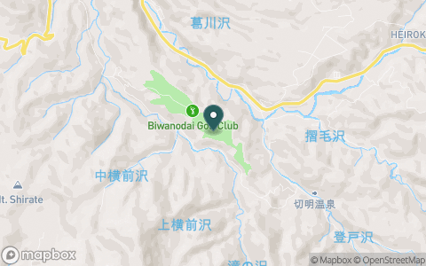 びわの平ゴルフ倶楽部の地図