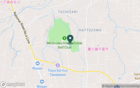 みちのく国際ゴルフ倶楽部の地図