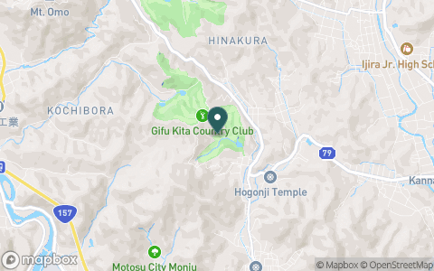 岐阜北カントリー倶楽部の地図