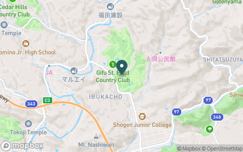 岐阜セントフィールドカントリー倶楽部の地図