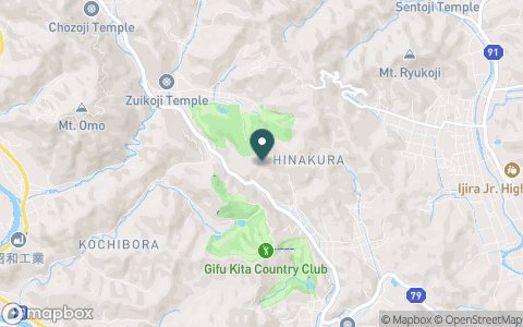 岐阜本巣カントリークラブの地図