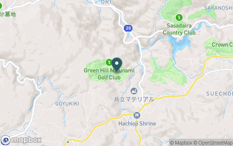 グリーンヒル瑞浪ゴルフ倶楽部の地図