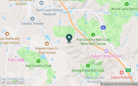 中部国際ゴルフクラブの地図