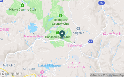 花の木ゴルフクラブ【ＧＲＡＮＤ ＰＧＭ】の地図