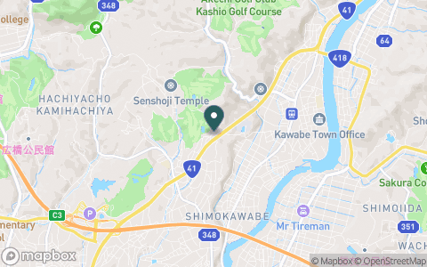 明智ゴルフ倶楽部　賑済寺ゴルフ場の地図