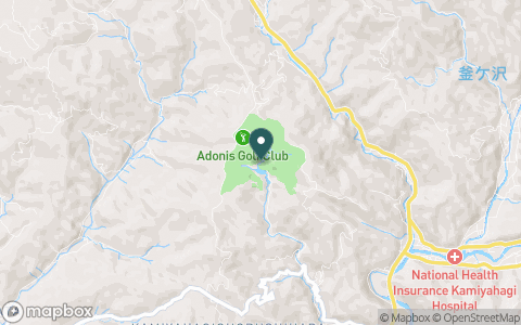 アドニスゴルフクラブの地図