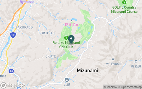麗澤瑞浪ゴルフ倶楽部　高原コースの地図