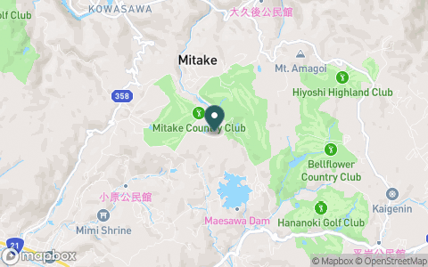 美岳カントリークラブの地図