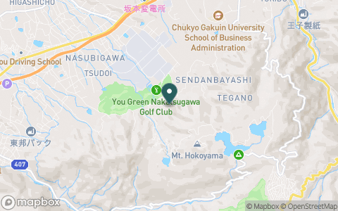 ユーグリーン中津川ゴルフ倶楽部の地図