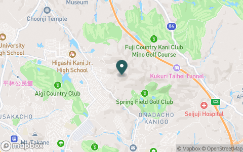 多治見北ゴルフ倶楽部【ＰＧＭ】の地図